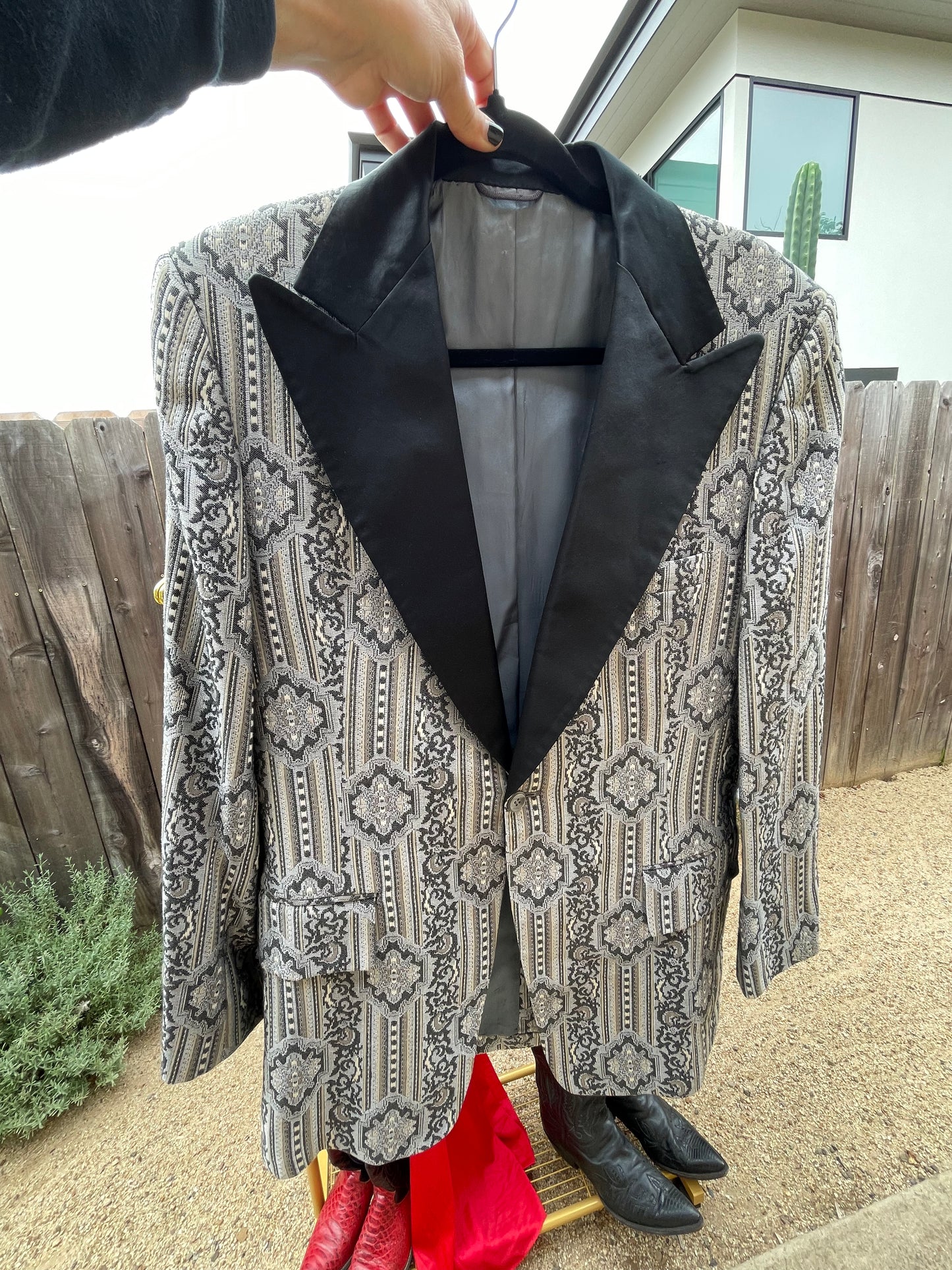 PORTER Custom Paisley Blazer Size M-L