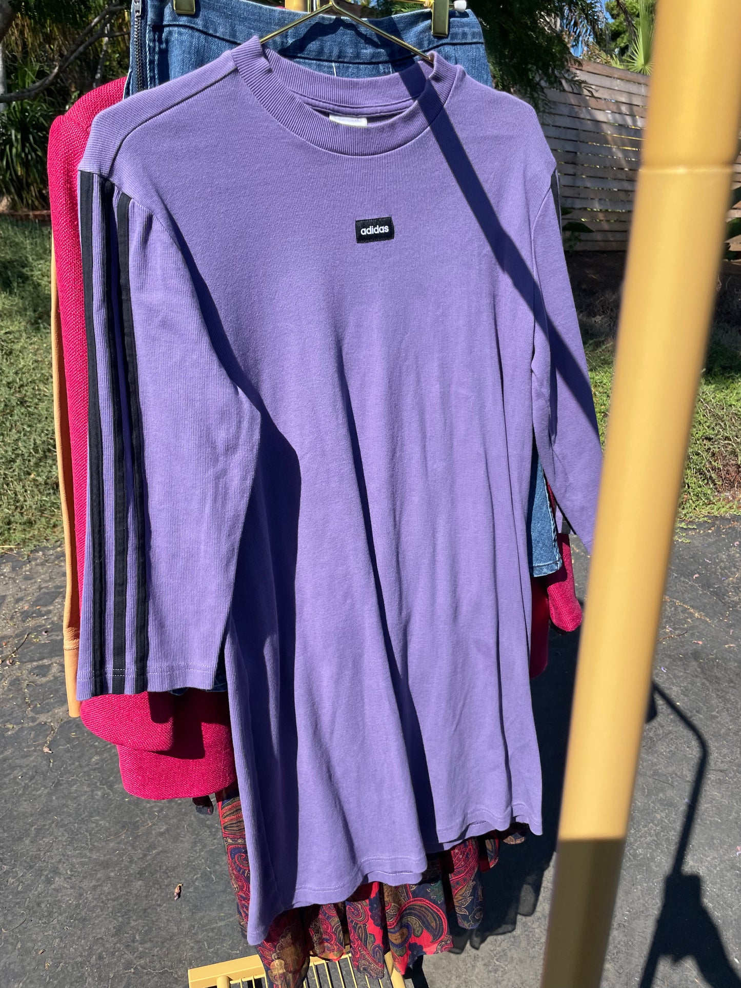 PORTER by Adidas Purple Sporty Dress