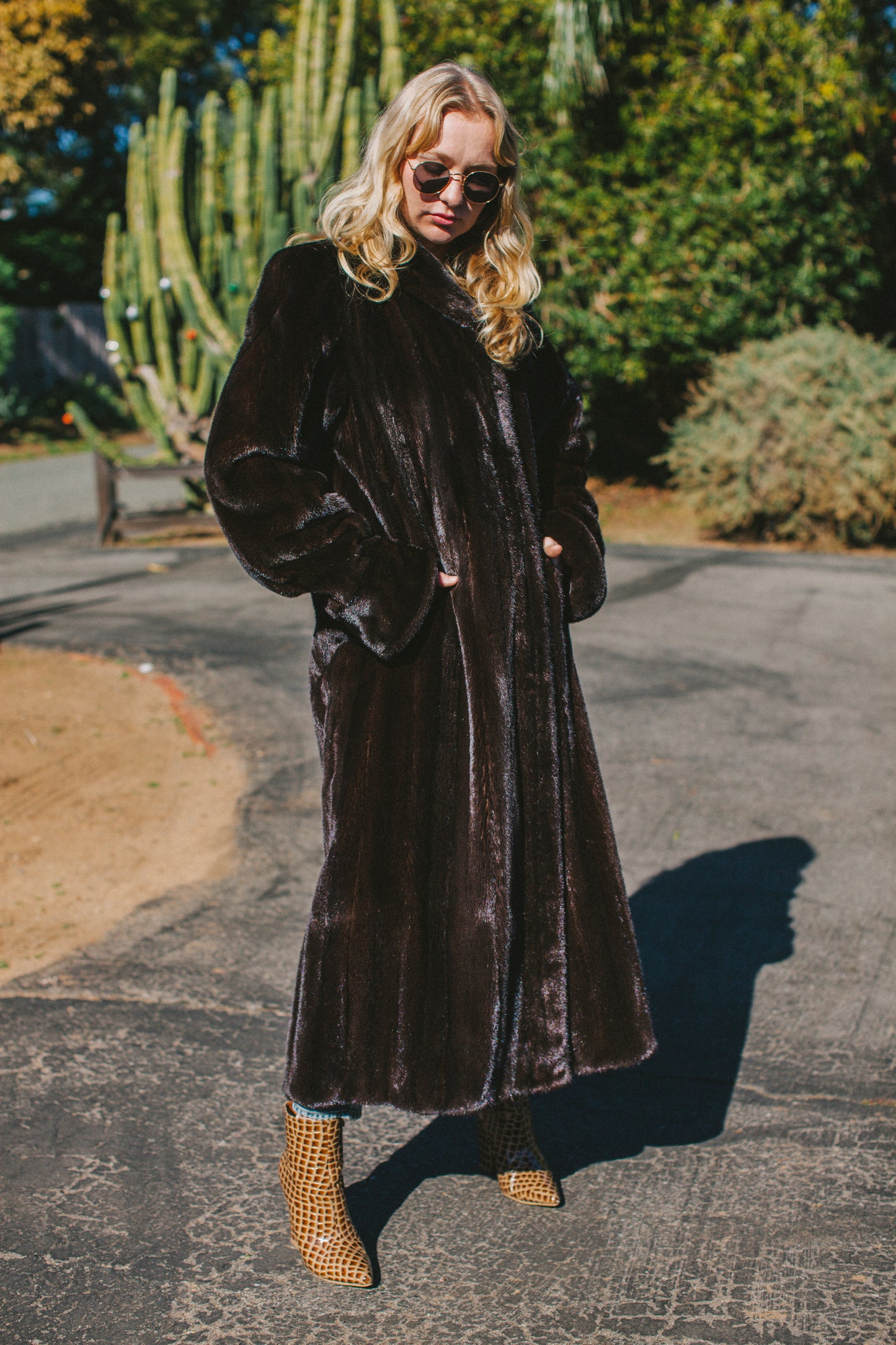 PORTER Arpin Brown Mink Fur Coat