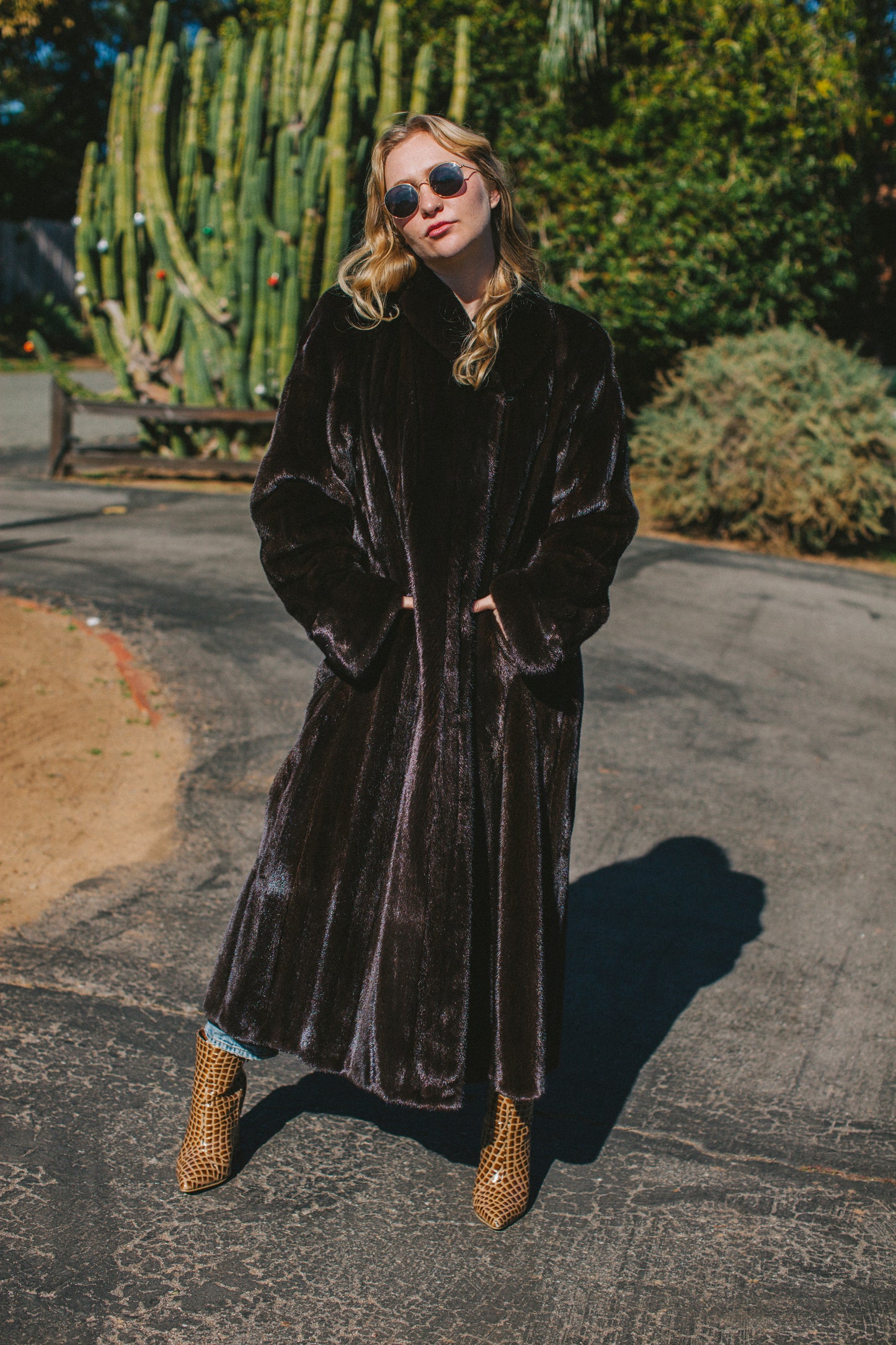 PORTER Arpin Brown Mink Fur Coat