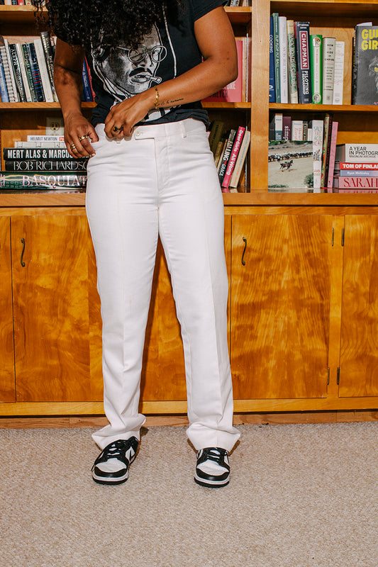 PORTER White Dress Pants by GUCCI