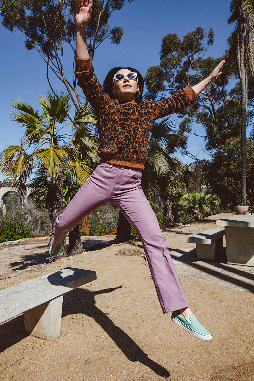 Vintage Lavender Levis for gals Big E Trousers
