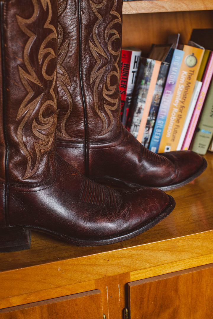 PORTER Western Red Rock Tall Cowboy Boot