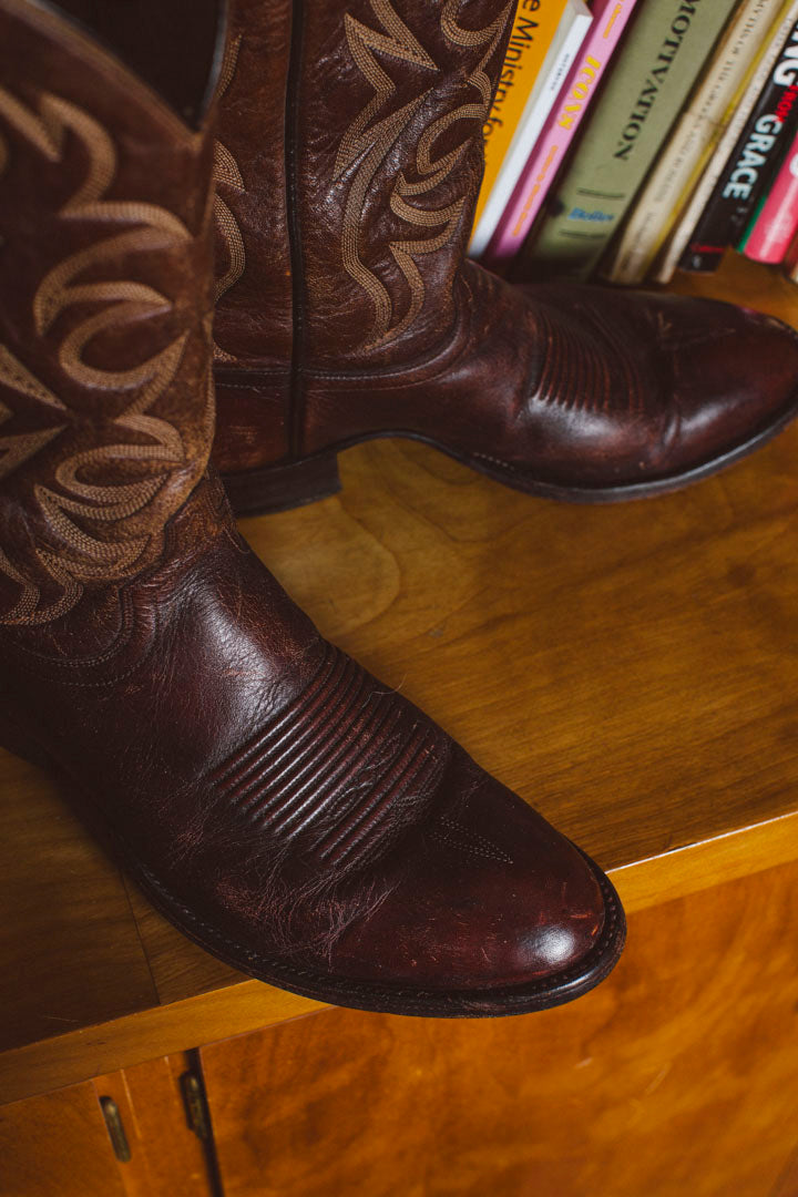 PORTER Western Red Rock Tall Cowboy Boot