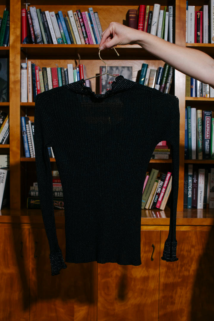 PORTER Marbella Black Glitter Knit