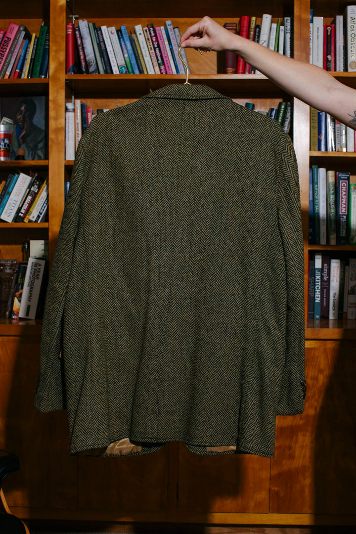 PORTER Derby Chevron Skoolie Blazer Size 44 Long