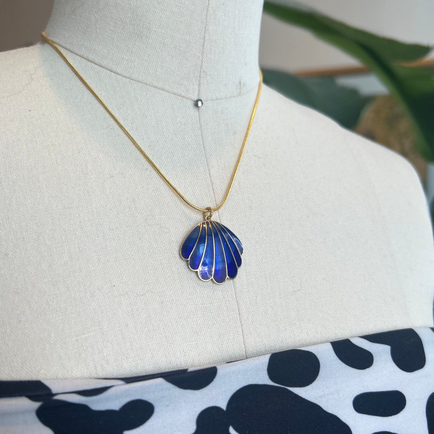 Klein Blue Enamel Shell