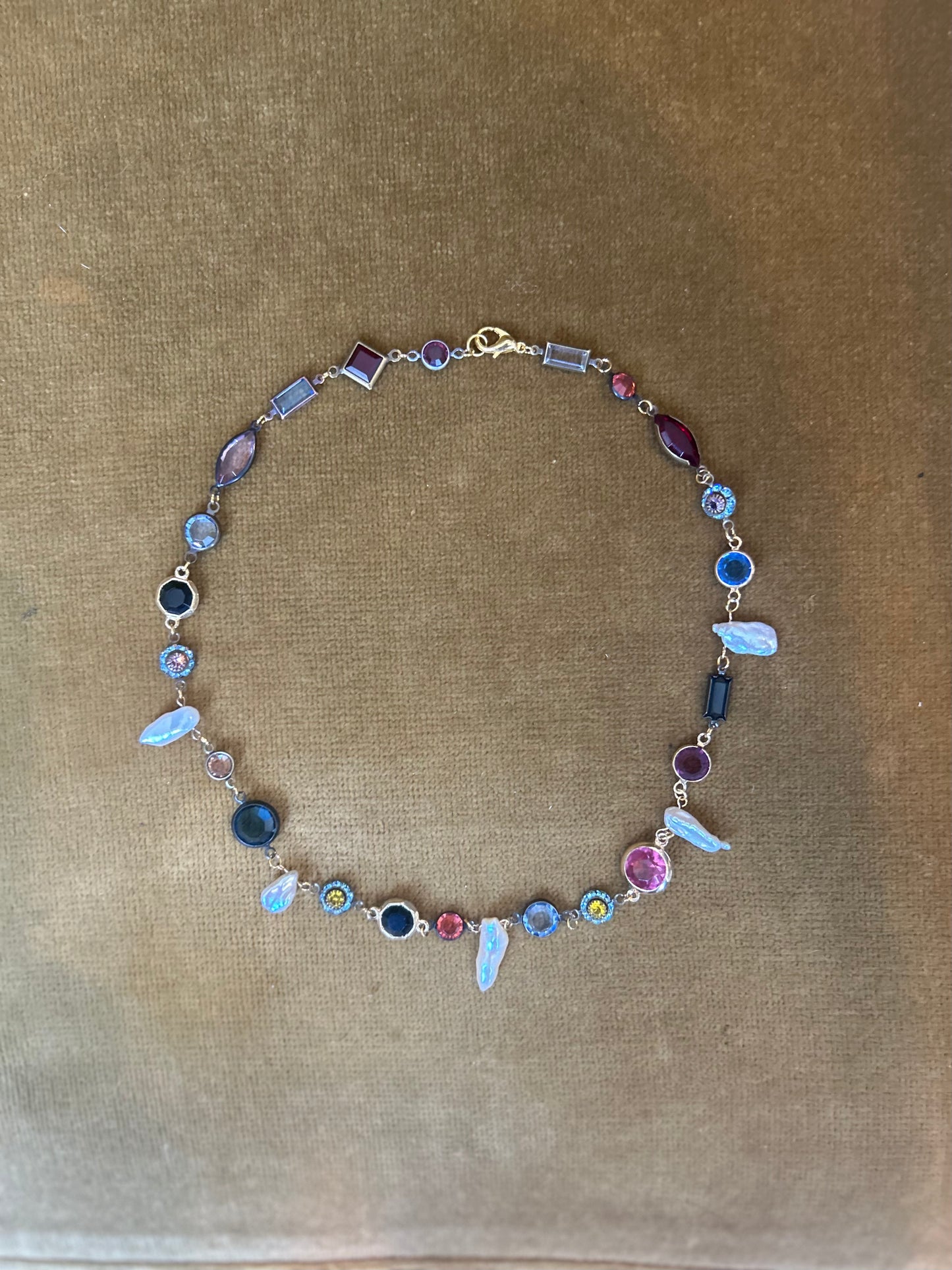 Pearl and Swarovski Choker