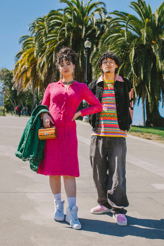 PORTER PInk One of a Kind Knit Midi Dress