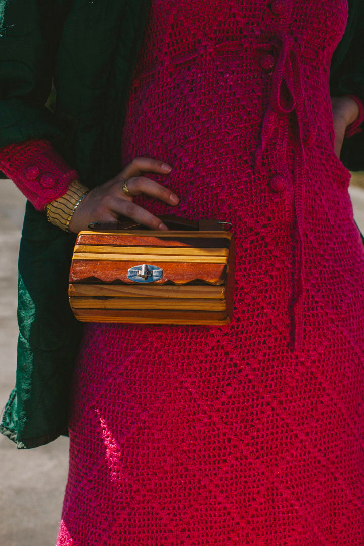 PORTER PInk One of a Kind Knit Midi Dress