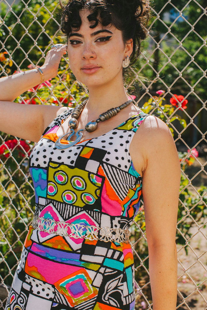 PORTER Colorblock Tank Dress size S-M