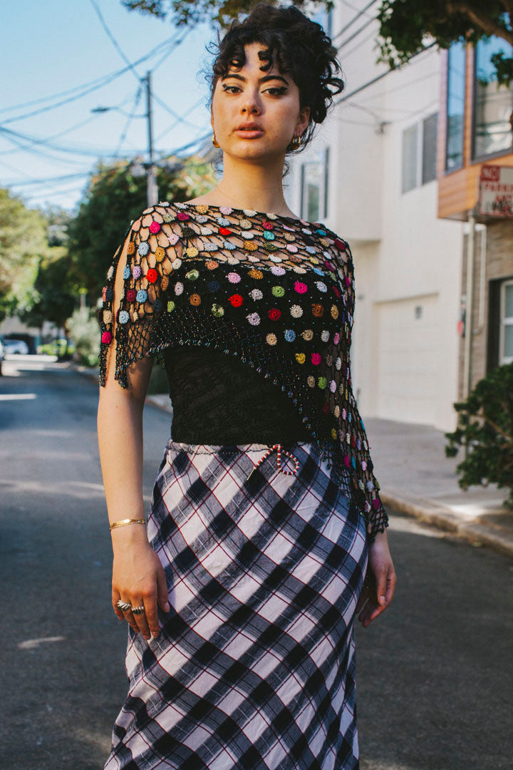 PORTER Soft Flannel Maxi Skirt by Max Studio size S