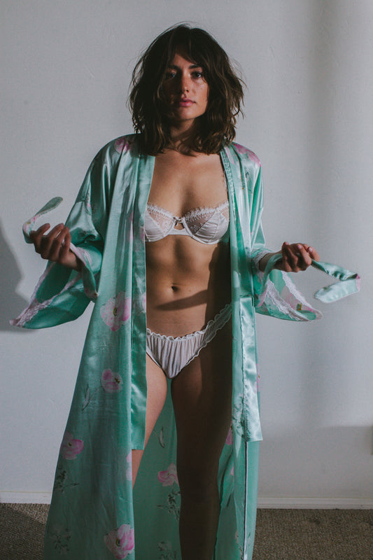 PORTER Christian Dior Vintage Silk Robe