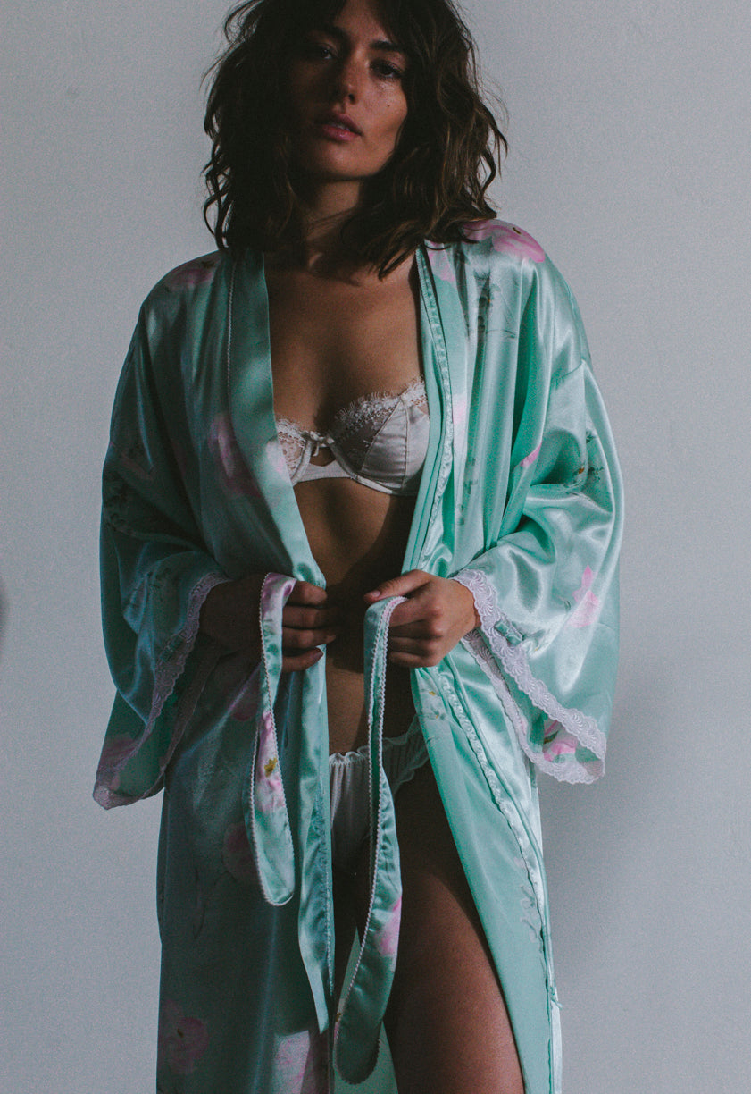 PORTER Christian Dior Vintage Silk Robe