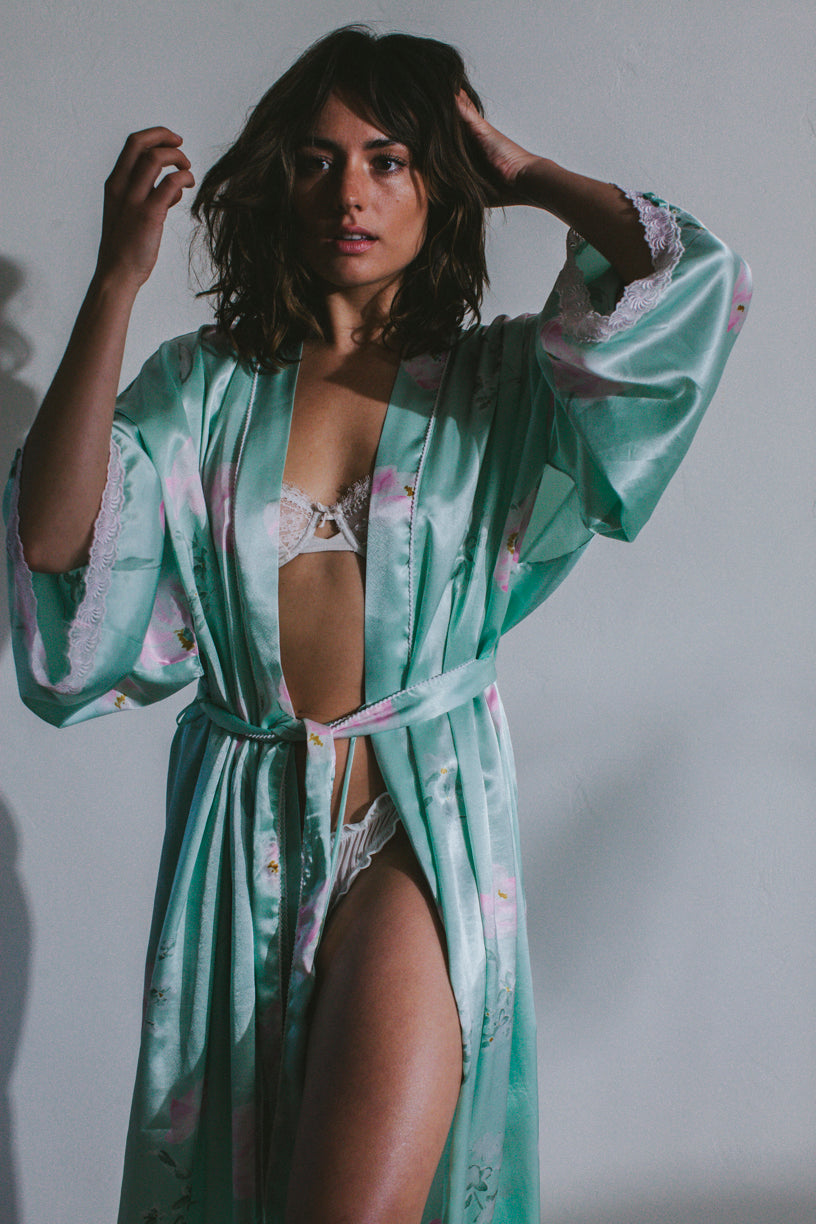 PORTER Christian Dior Vintage Silk Robe