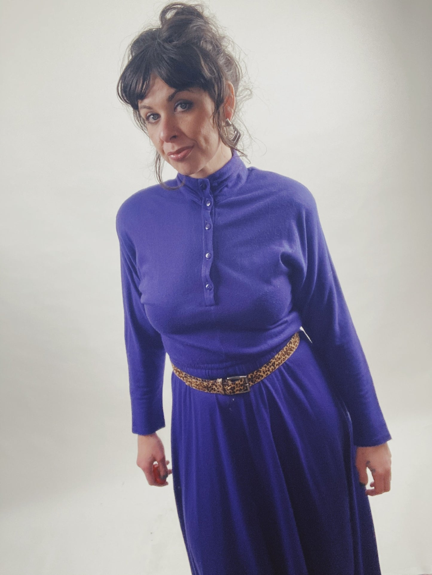 Vintage Front-Button Dress by Warren Z