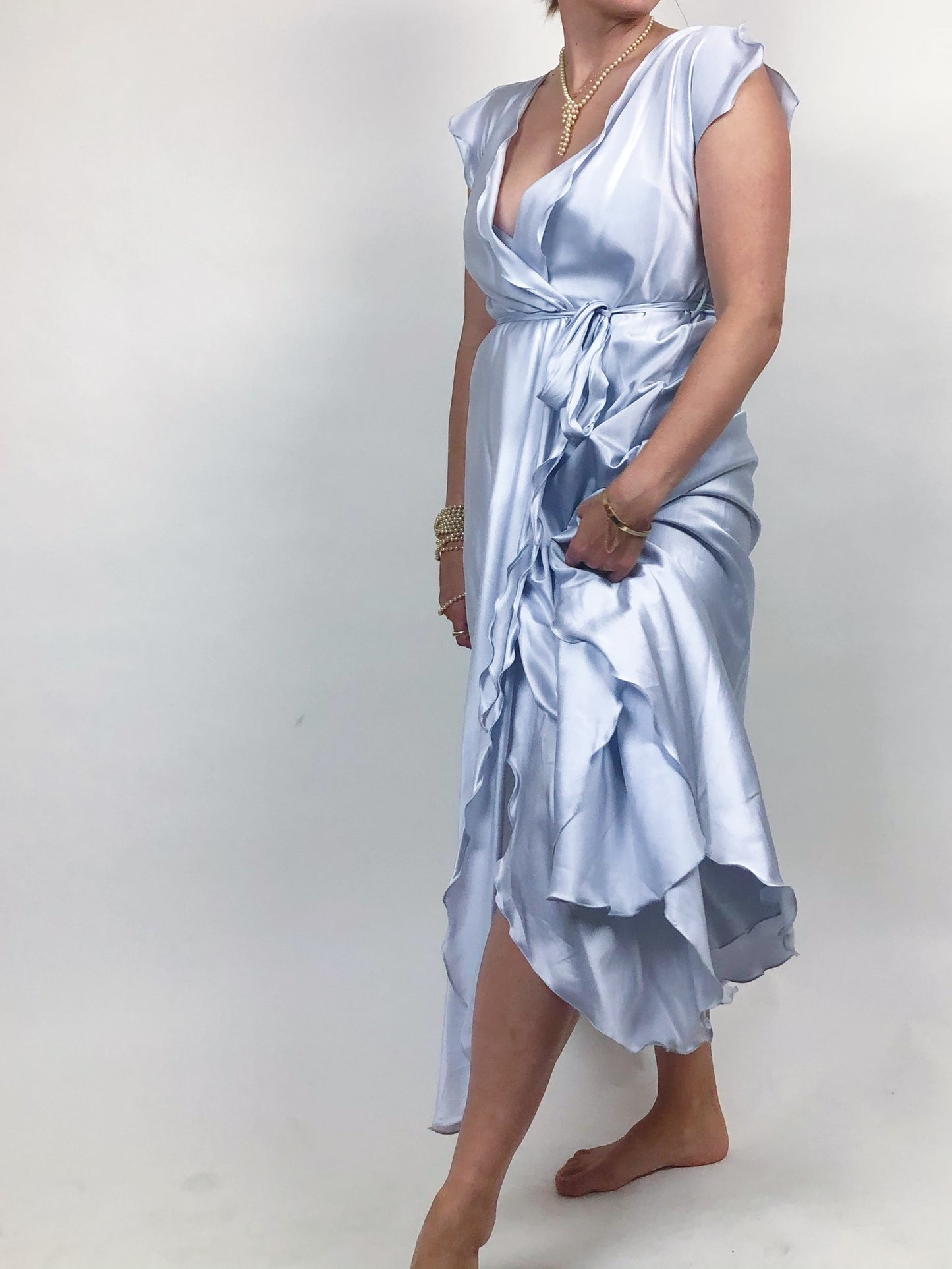Sleeveless Nightgown & Robe Set by Georgette Trabolsi