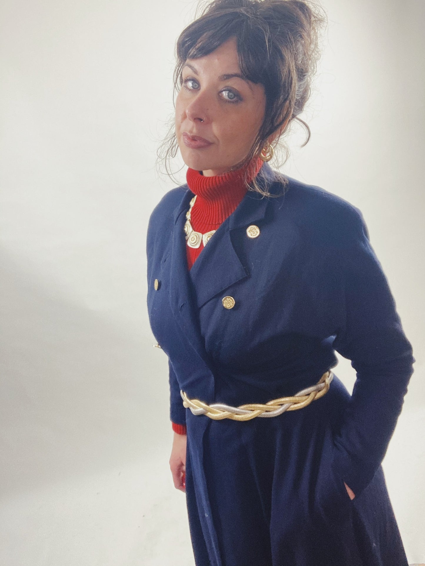 Vintage Coat Dress by Linda Allard for Ellen Tracy