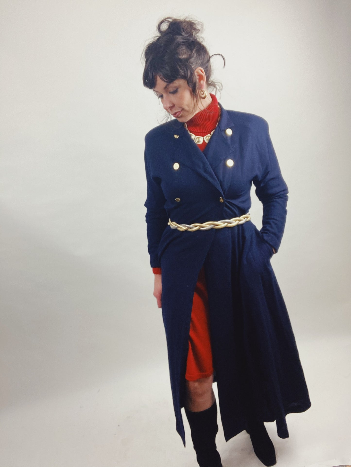Vintage Coat Dress by Linda Allard for Ellen Tracy