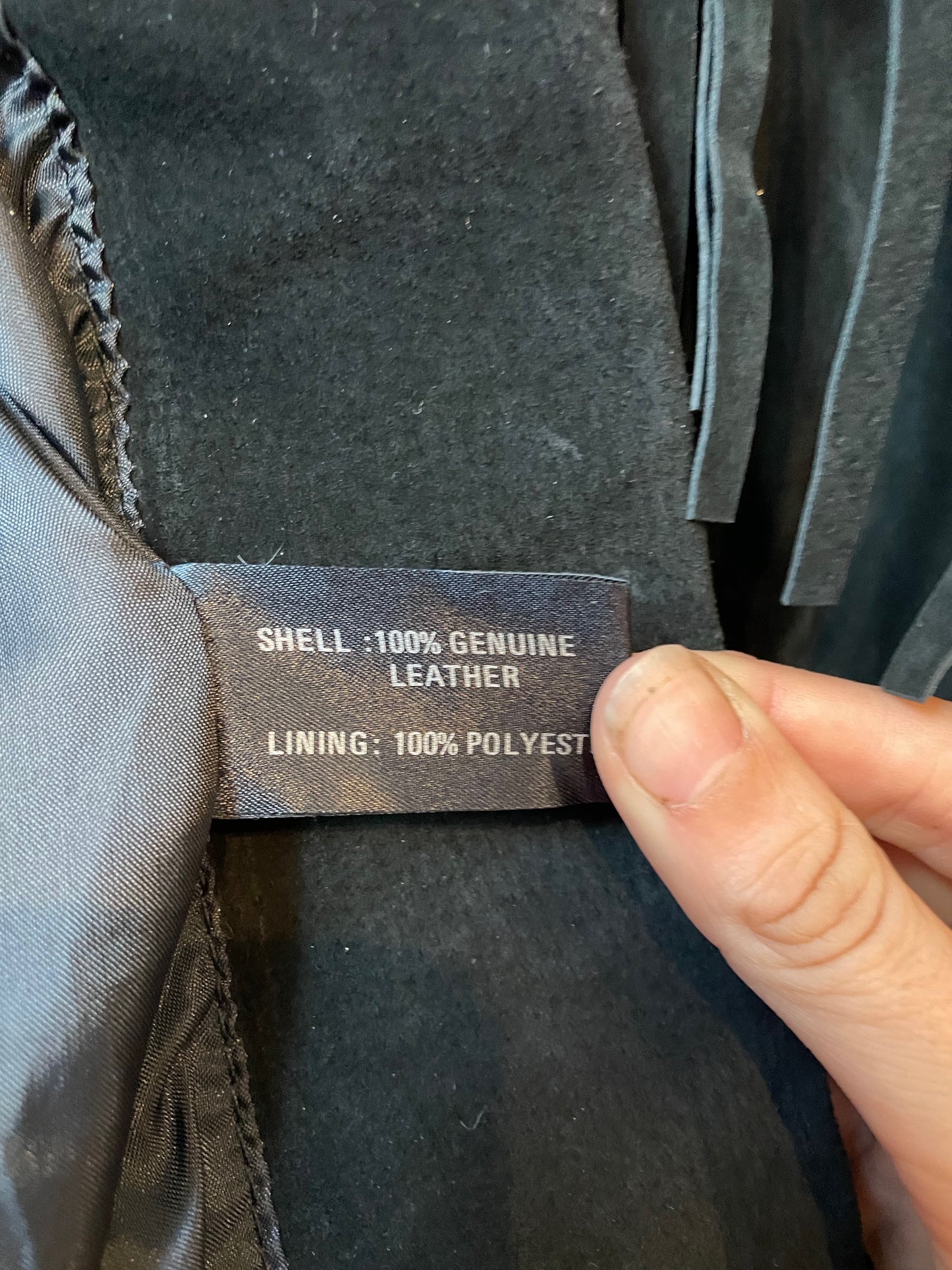 Cheetah Print Fringe Suede Jacket