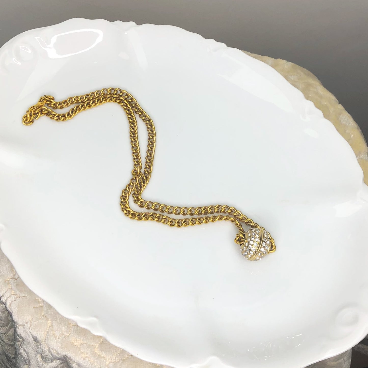 Gold Bejeweled Disco Ball