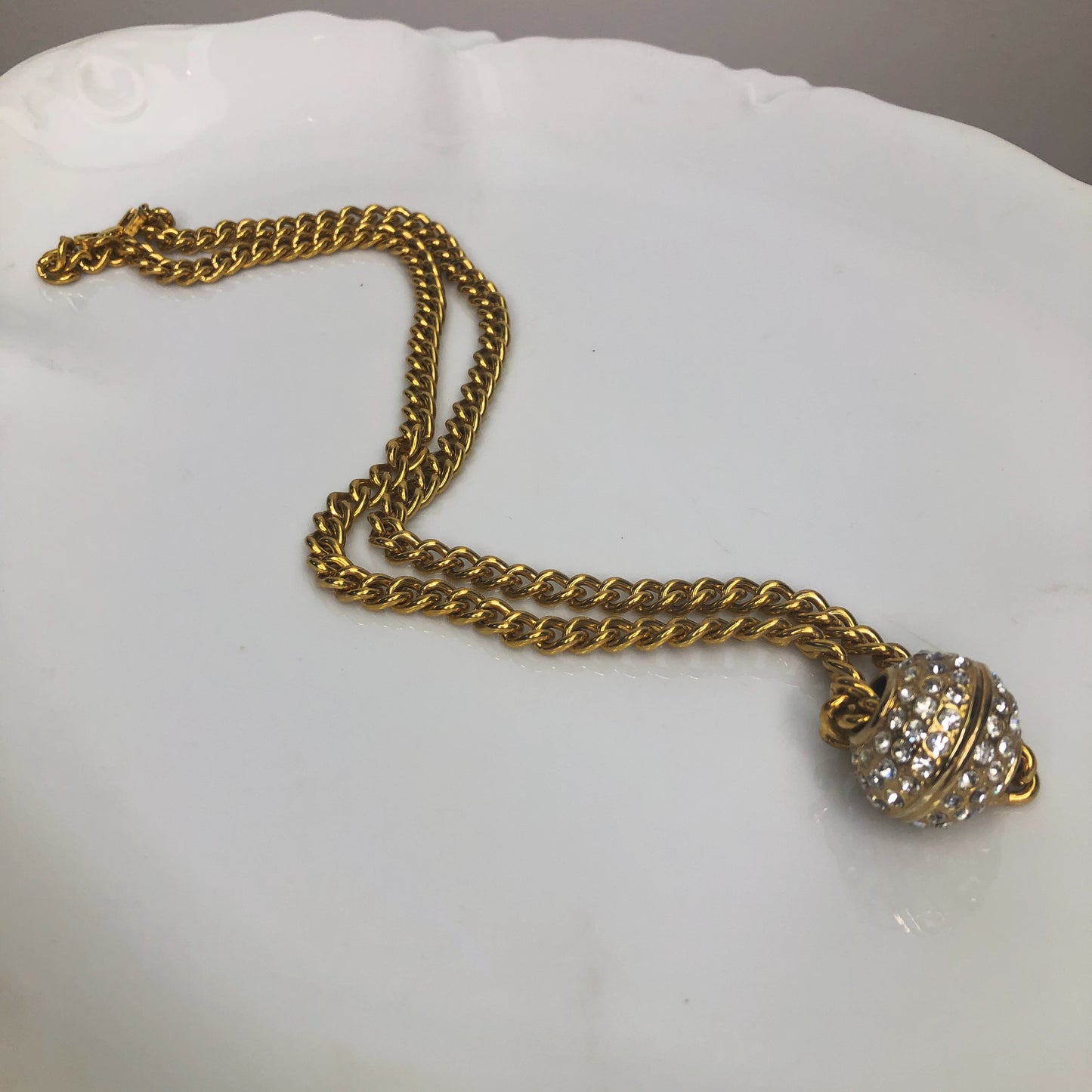 Gold Bejeweled Disco Ball