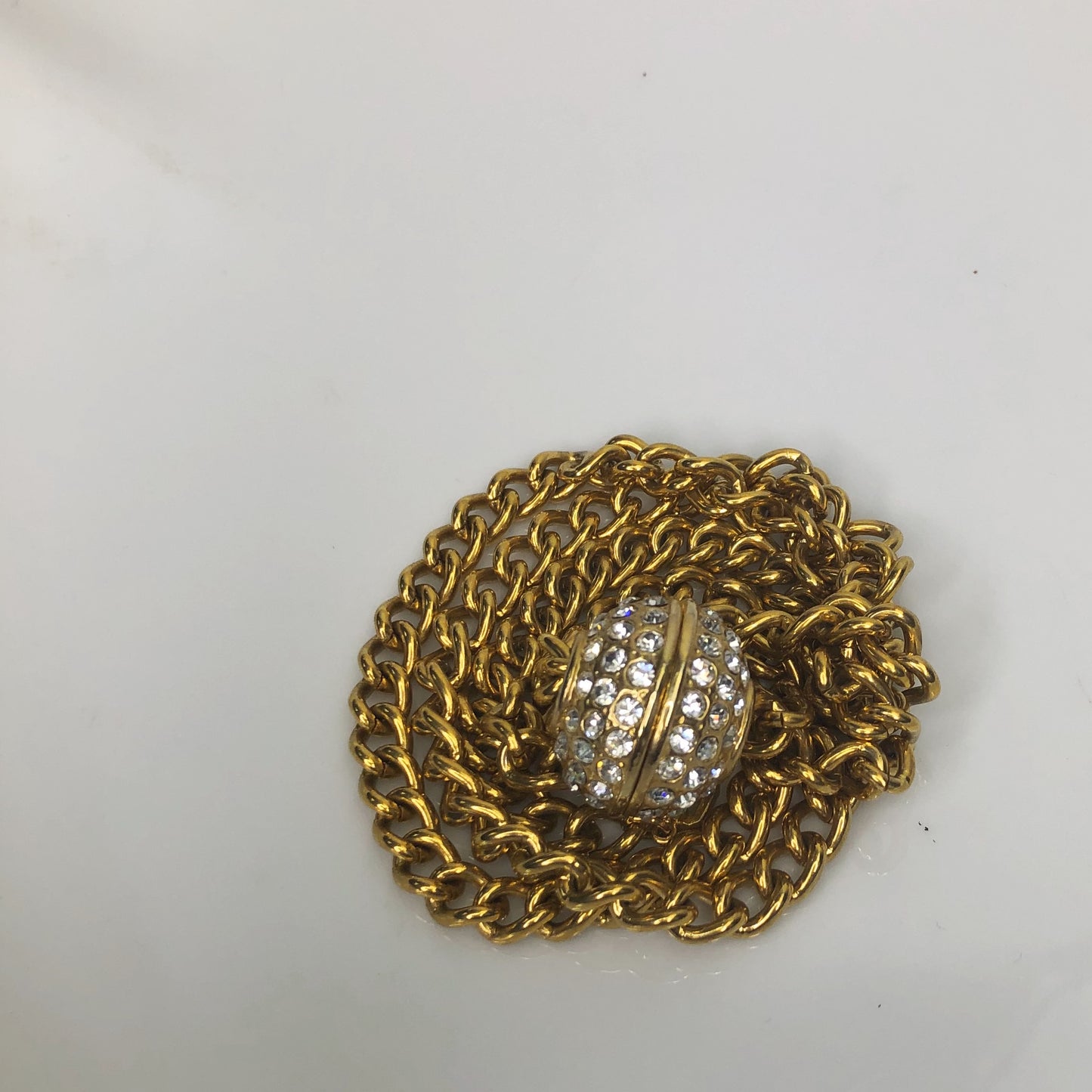 Gold Bejeweled Disco Ball