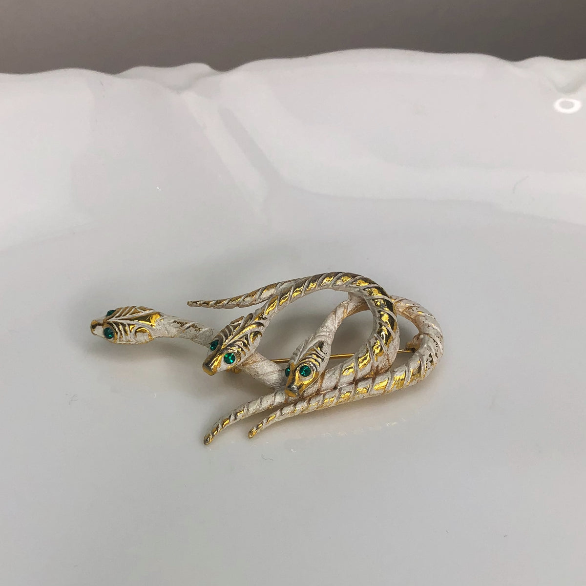 Three Snakes brooch
