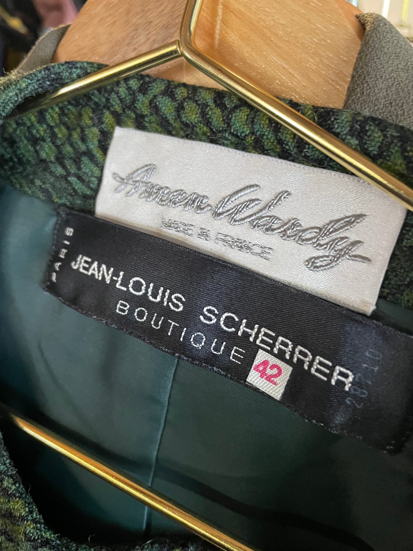 PORTER Collectable Amén Wardy Green Snakeskin with Metal Button Jacket tag size 42
