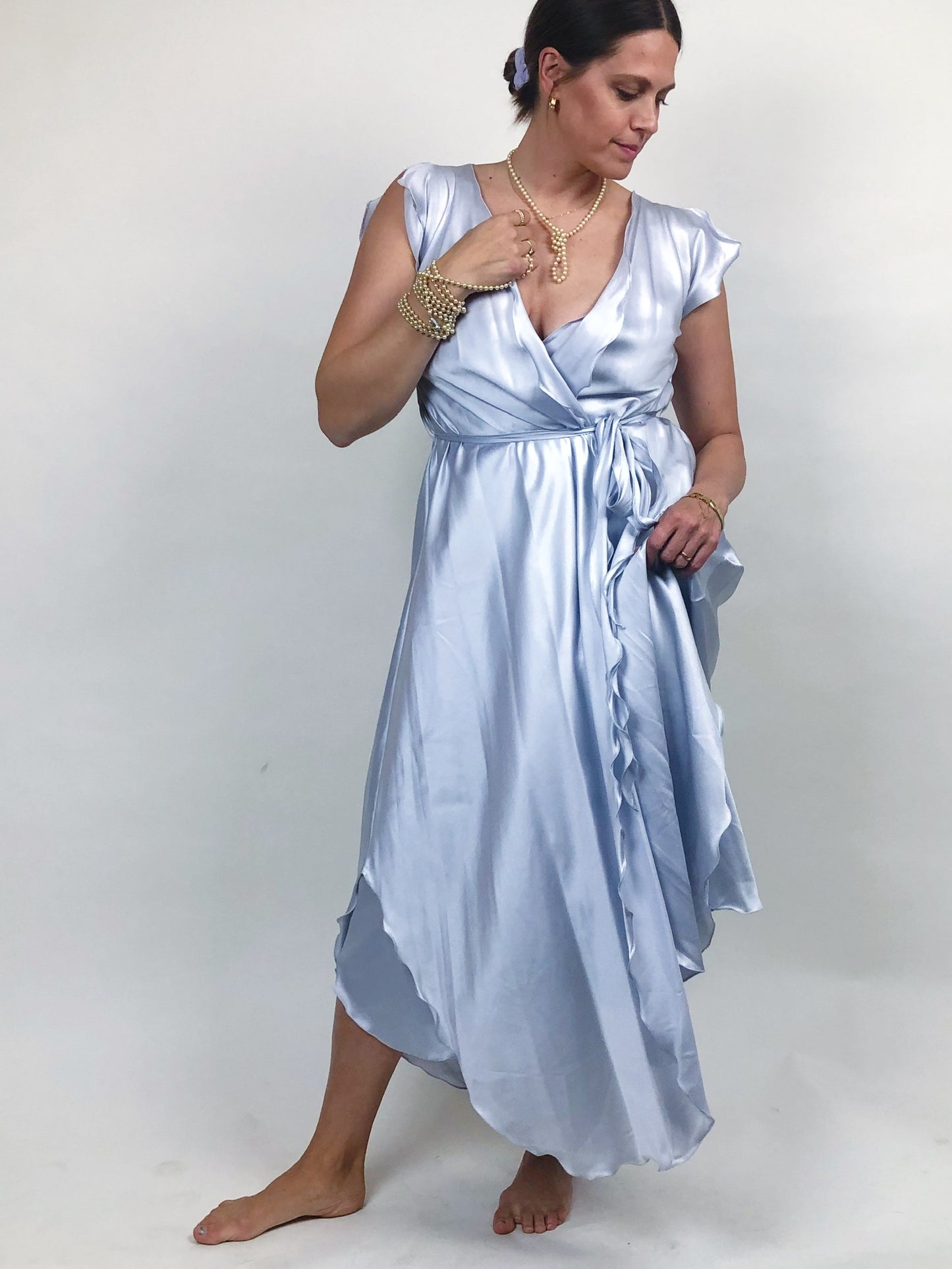 Sleeveless Nightgown & Robe Set by Georgette Trabolsi