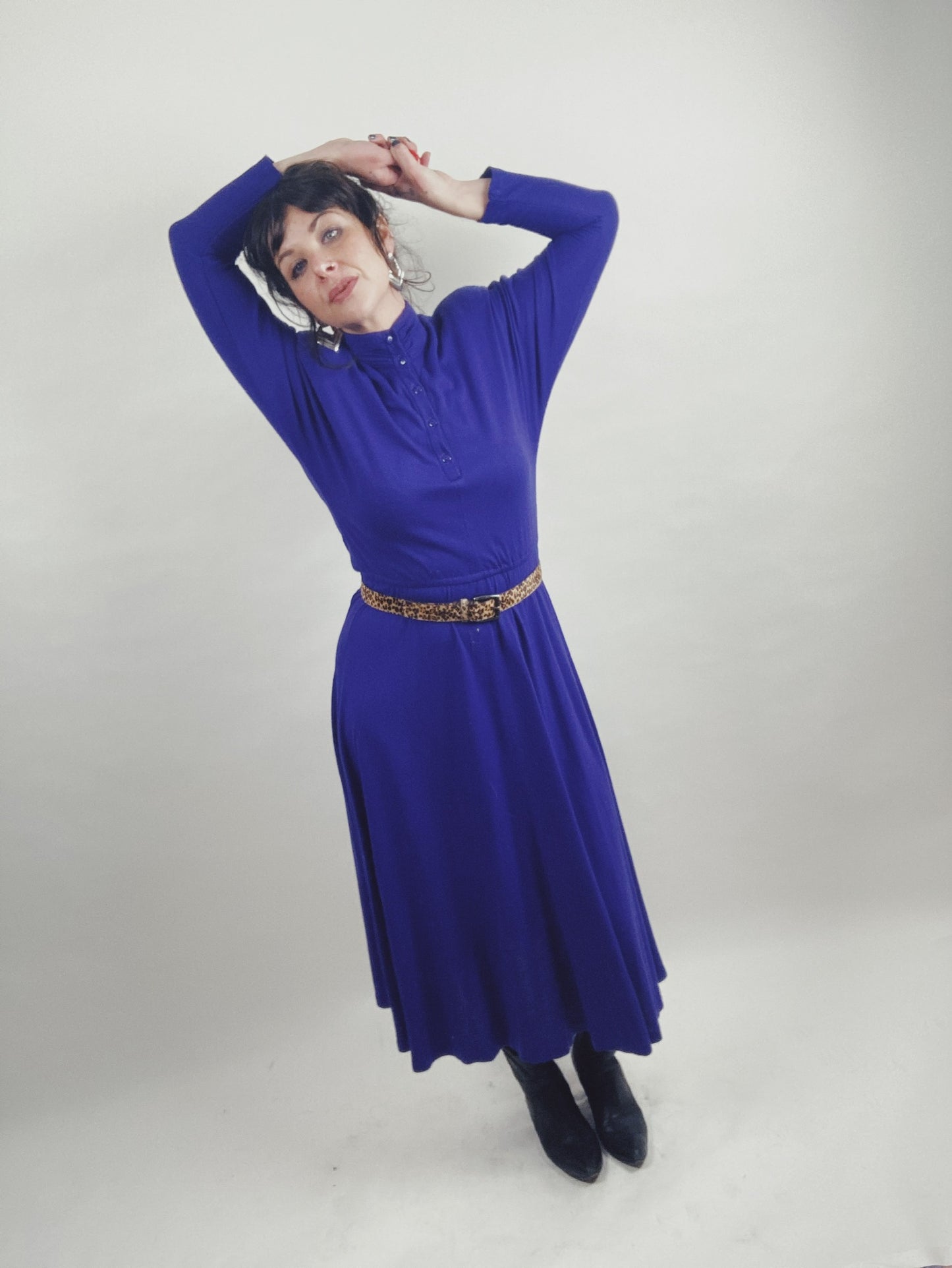 Vintage Front-Button Dress by Warren Z