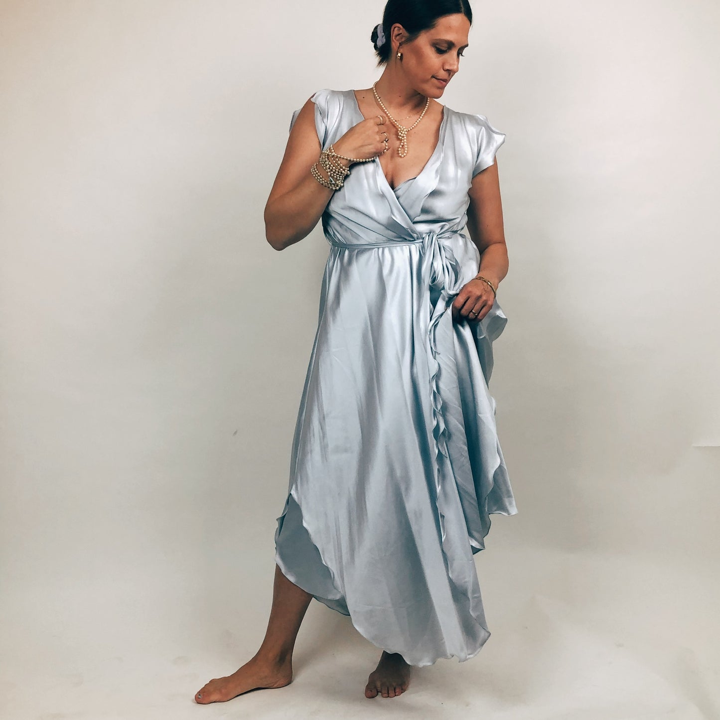 Sleeveless Nightgown & Robe Set by Georgette Trabolsi