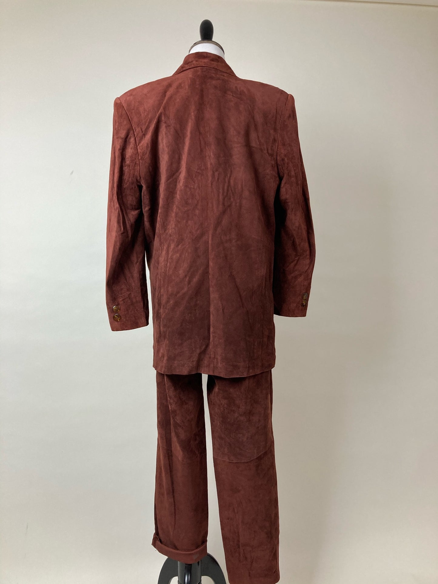 Vintage Redwood Suede Suit by Evan Davies