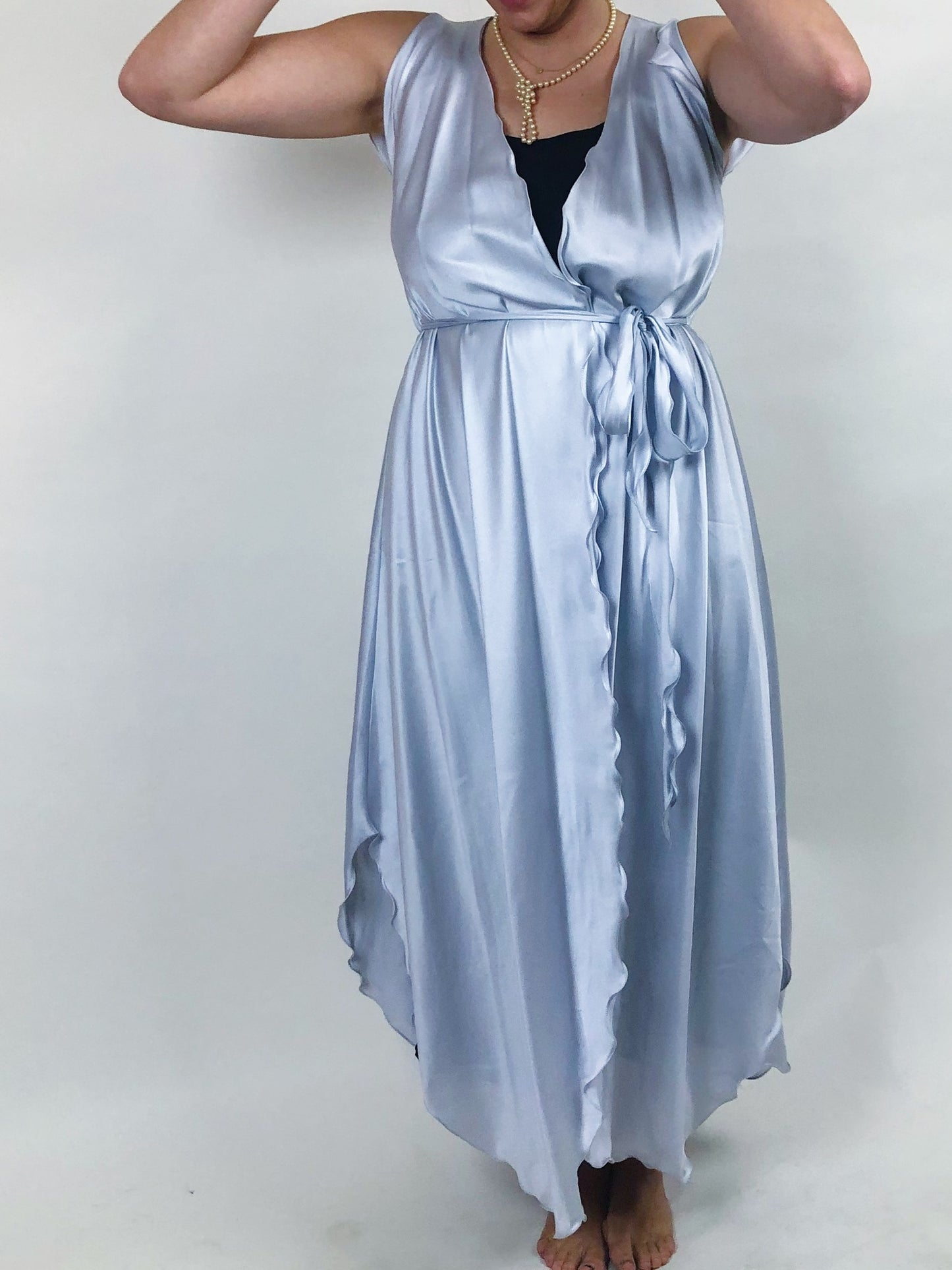 Sleeveless Nightgown & Robe Set by Georgette Trabolsi