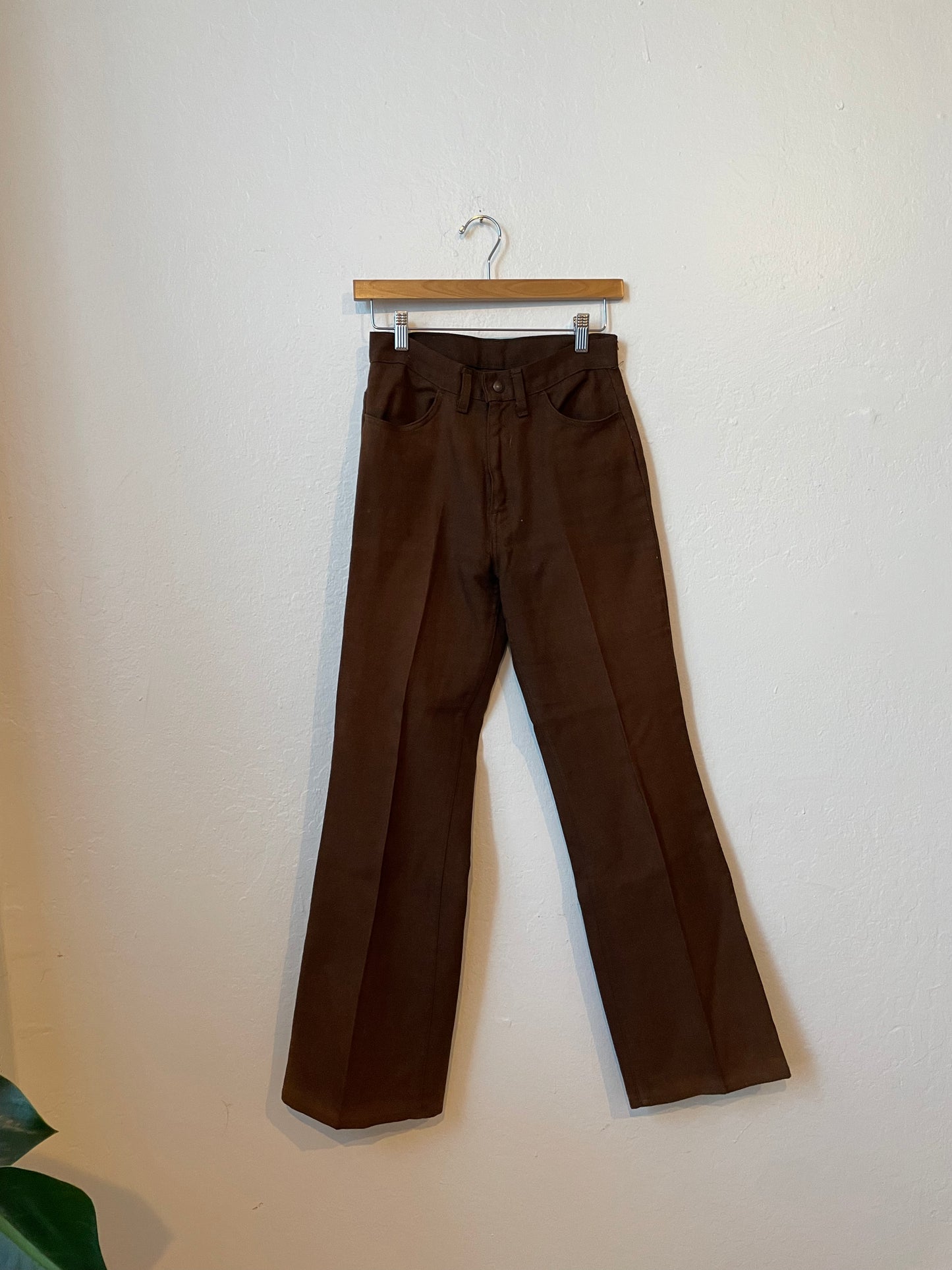 Vintage Brown Levis for gals Big E Trousers