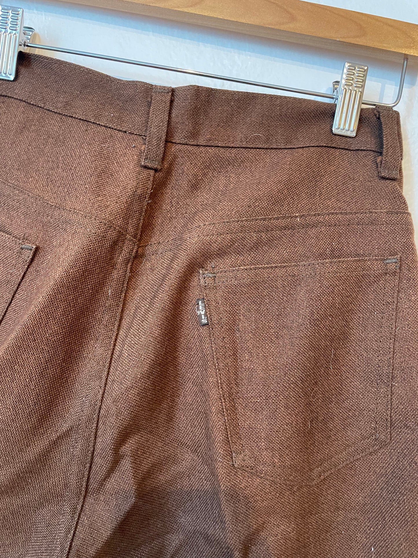 Vintage Brown Levis for gals Big E Trousers