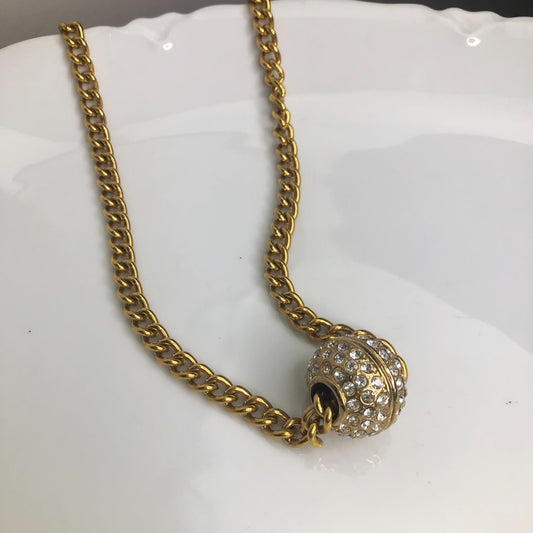 Gold Bejeweled Disco Ball